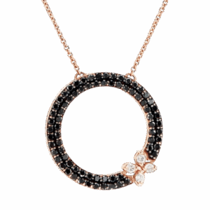 Black Bloom Pendant