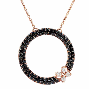 Black Bloom Pendant